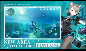 تحميل Genshin Impact V4.0 : Fontaine للايفون مهكر IOS.4.0.0 .2025 اخر اصدار 7