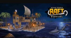 تحميل Raft Survival مهكرة APK.2024 بقاء الطوافة اخر اصدار 2